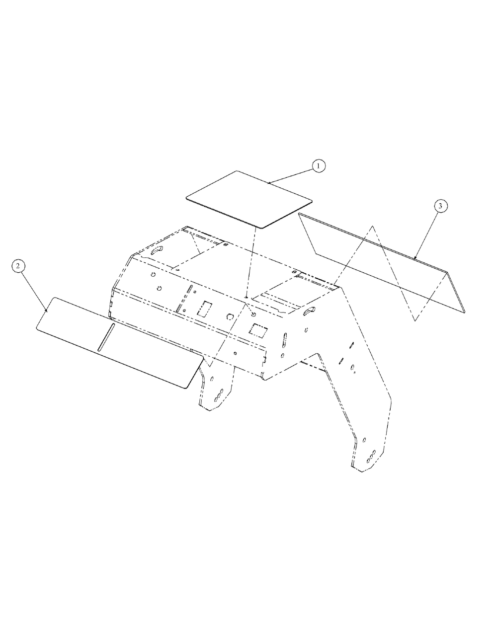 Decal Assembly Diagram and Parts List for HFF1748 55AG5D4V750-WAM Cub Cadet Lawn Mower